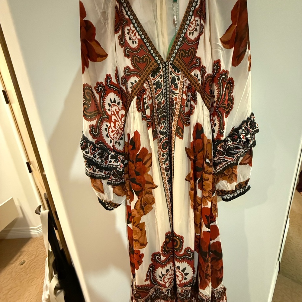 Floral Bohemian Maxi Dress - Multicolor